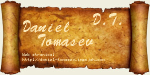 Daniel Tomašev vizit kartica